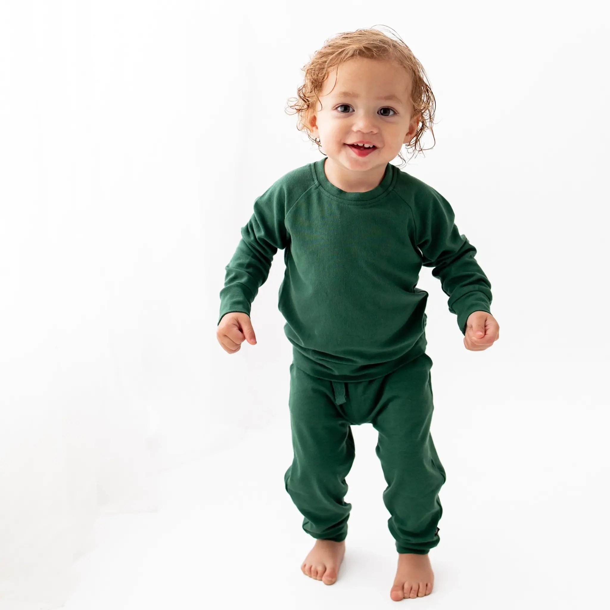 Kyte Jersey Jogger Set Forest Hello Baby
