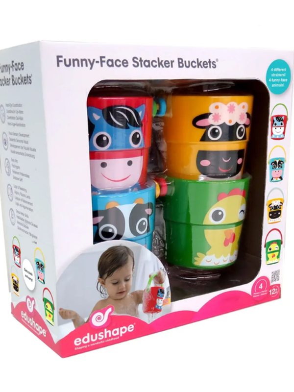 Edushape Funny Face Stacker Buckets
