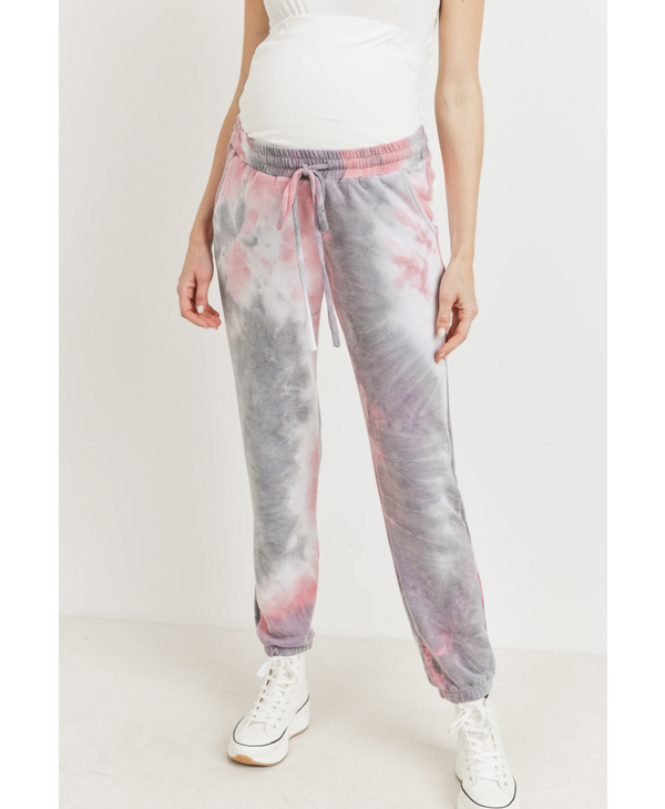 Pink grey deals sweatpants