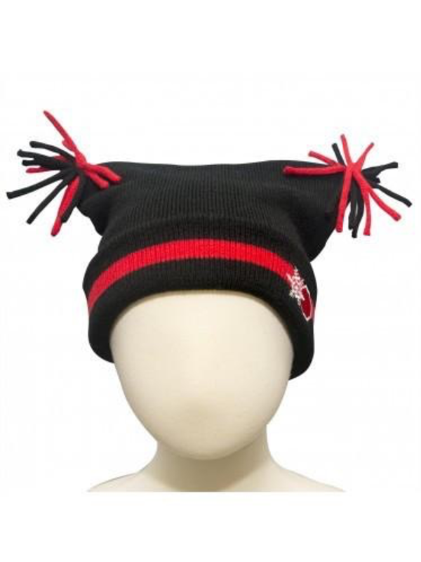 Snow Stopper Black Jester Hat