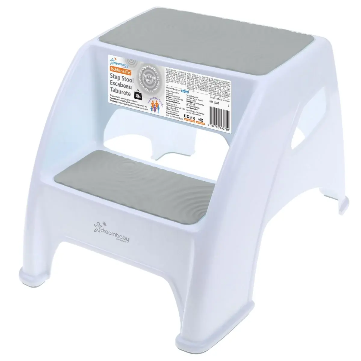 2 Step Stool - Grey