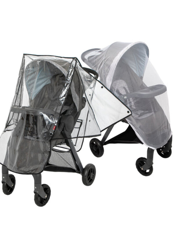 Nuby Eco Stroller Weather Shield and Bug Netting Set