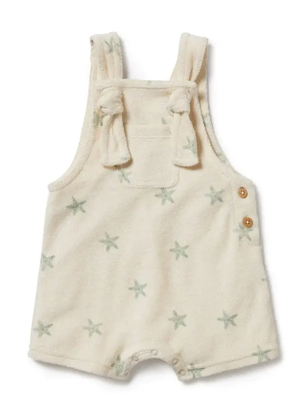Wilson & Frenchy Frenchy Waffle Terry Overall - Tiny Starfish