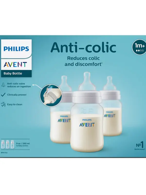 Philips Avent Philips Avent Anti Colic Bottle 9oz - 3pk