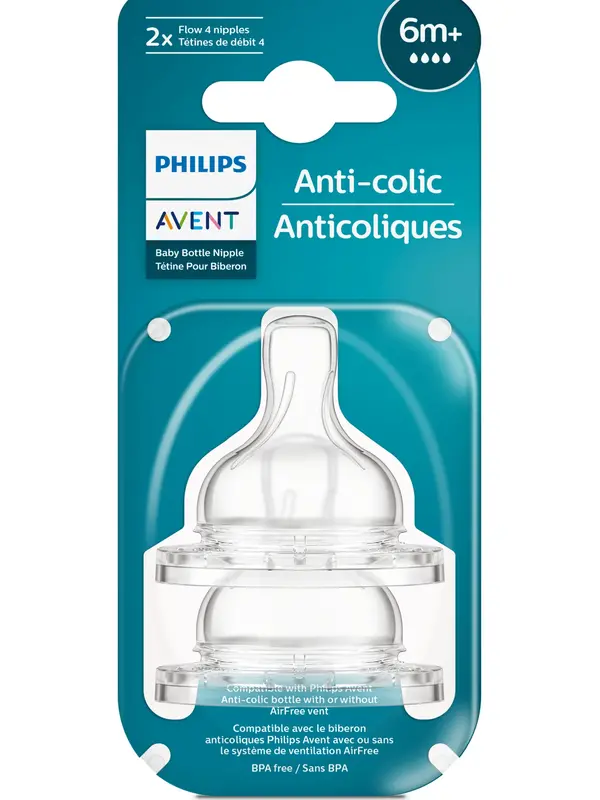 Philips Avent Philips Avent Anti Colic Replacement Nipples