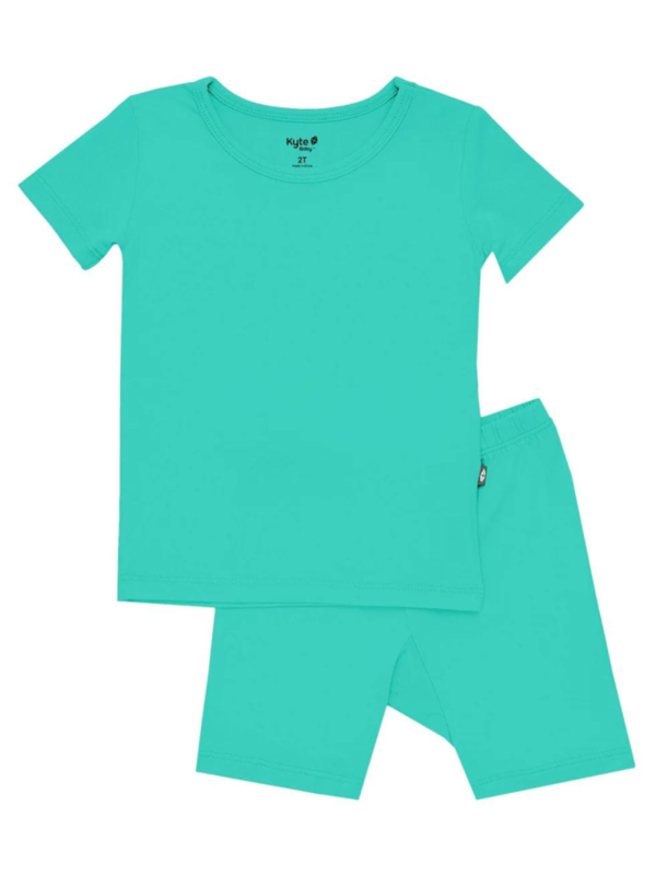 Kyte Short Sleeve Pajama Set - Caribbean