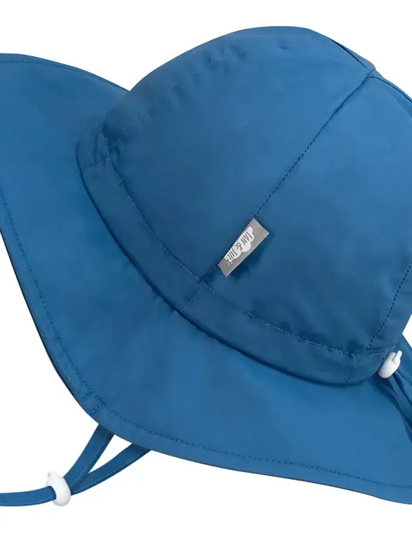 Jan + Jul Jan & Jul Atlantic Blue Cotton Floppy Hat