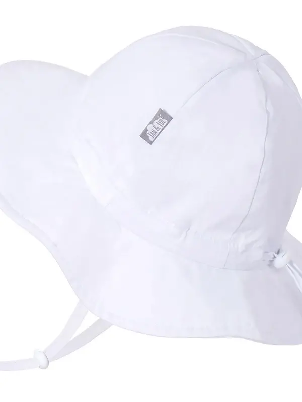 Jan + Jul Jan & Jul White Cotton Floppy Hat