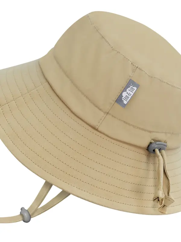 Jan + Jul Olive Khaki Cotton Bucket Hat