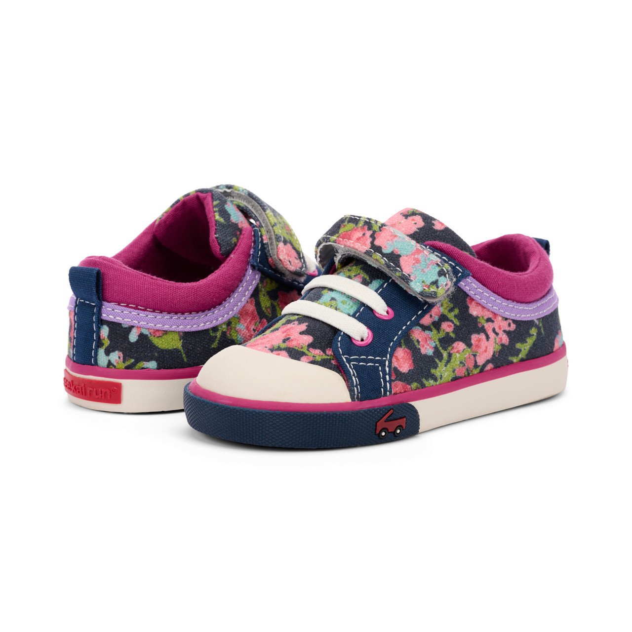 See Kai Run Kristin Athletic - Navy Floral 7