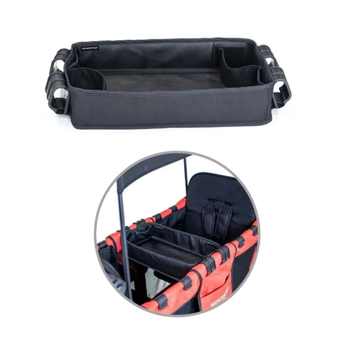 W2 Snack Tray with 2 Cup Holders