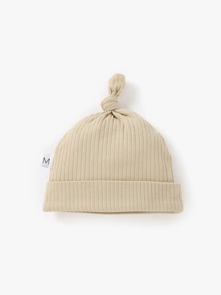 Mila & Co. Ribbed Knotted Hat