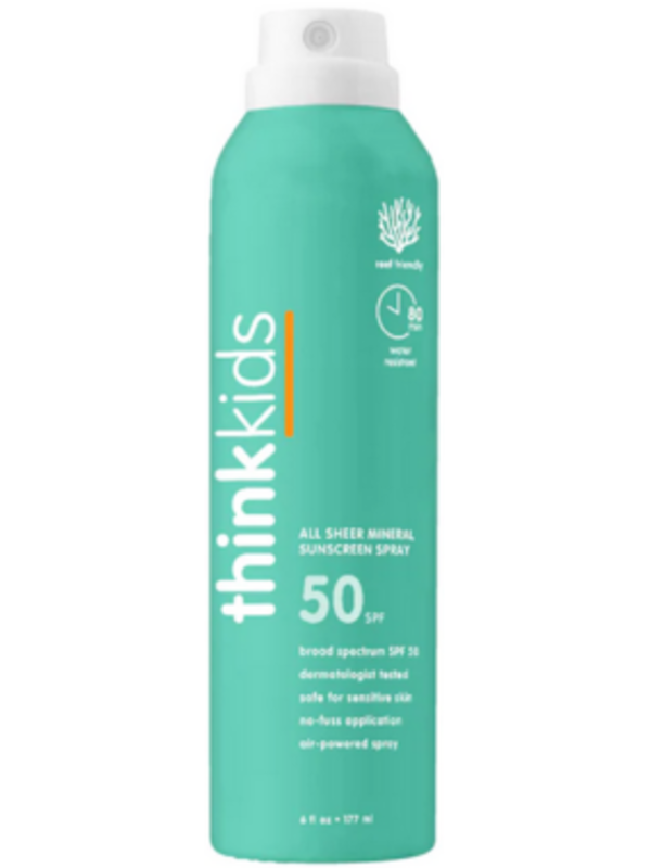 Thinksport Kids Clear Zinc Sunscreen Spray SPF 50+ (6 oz.)