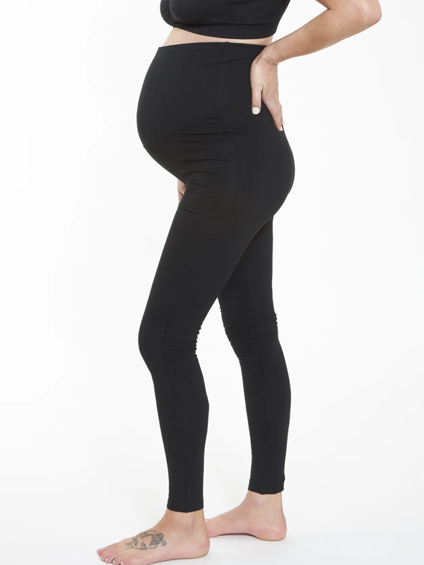 Organic Over the Bump Legging - Black