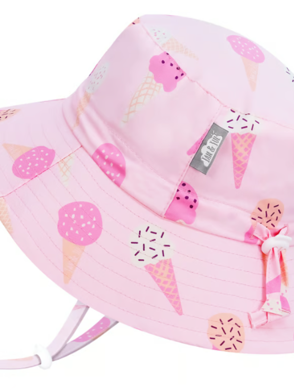 Jan + Jul Pink Ice Cream Aqua Dry Bucket Hat