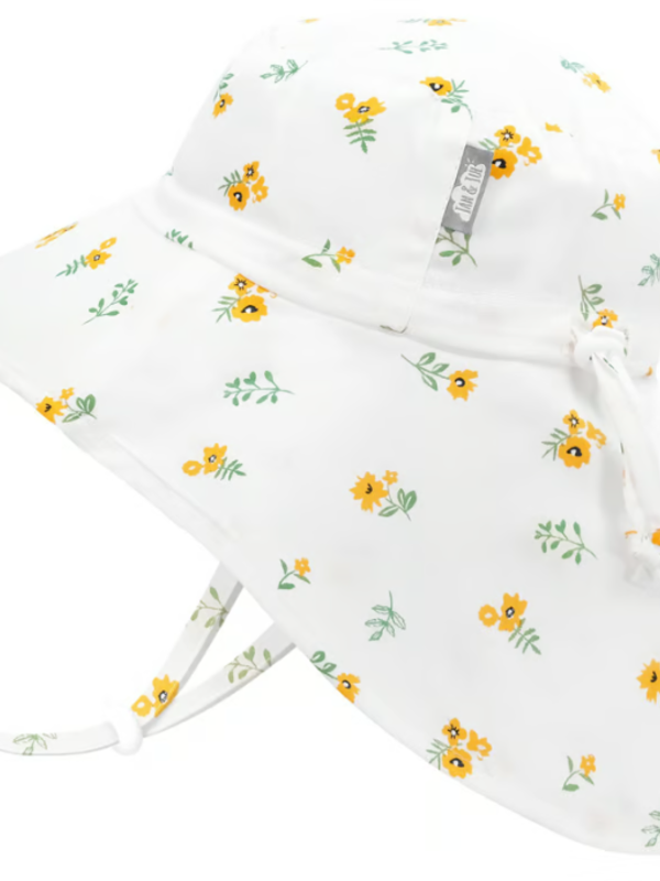 Jan + Jul Yellow Flower Cotton Adventure Hat