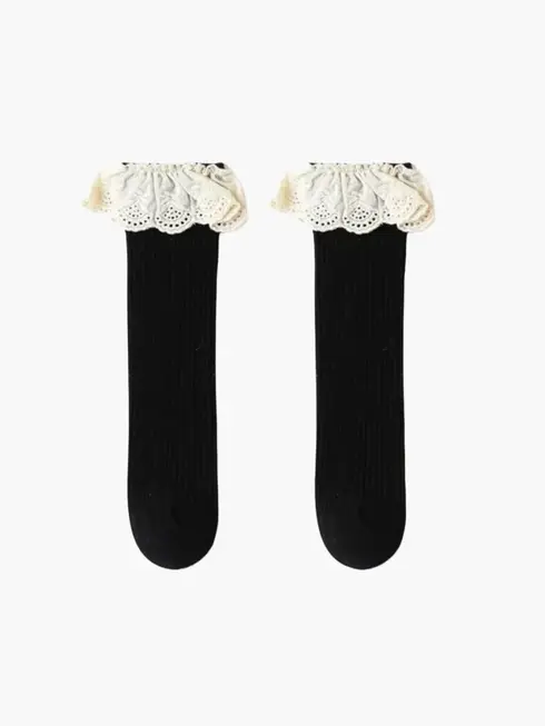 Liv & Loke Signe Knew Socks - Lunar