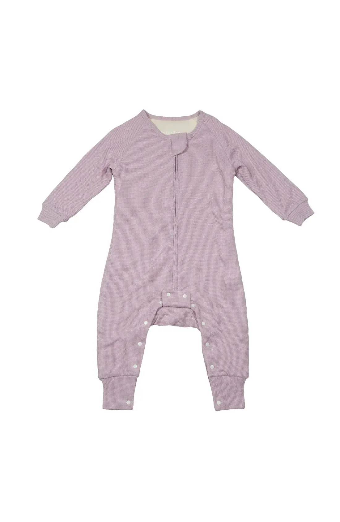 Loulou Lollipop 1 Tog Waffle Sleepsuit - Lavender