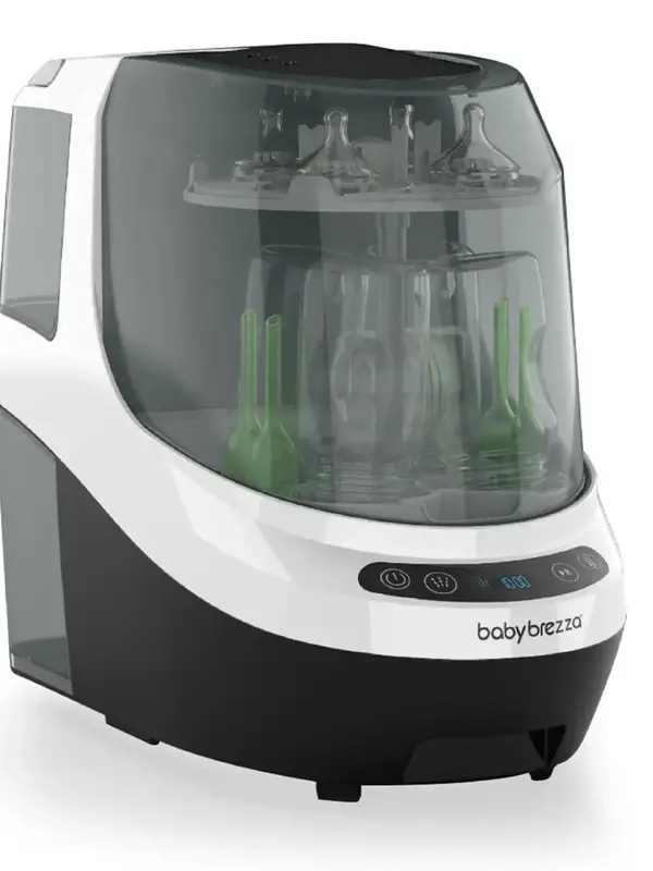 Baby Brezza Bottle Washer Pro - All In One Baby Bottle Washer, Sterilizer, Dryer (White)