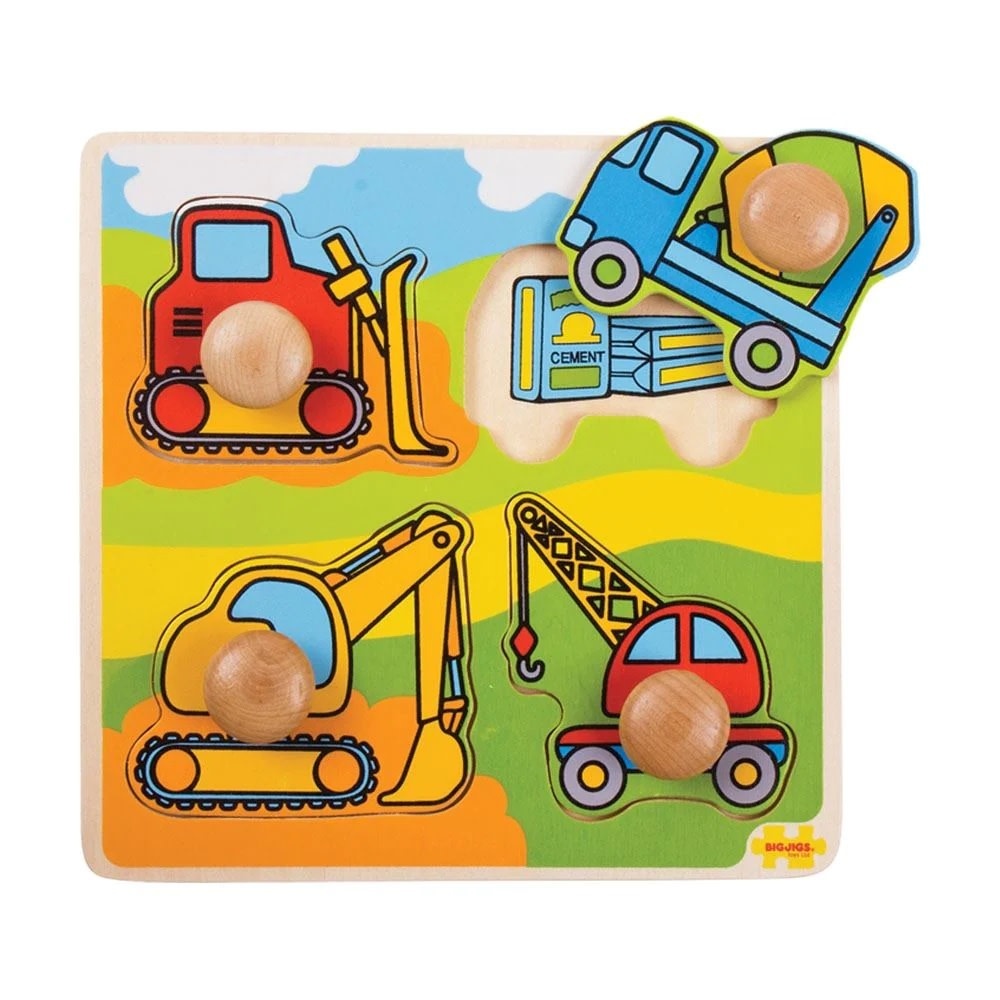 Bigjigs My First Peg Puzzle - Construction