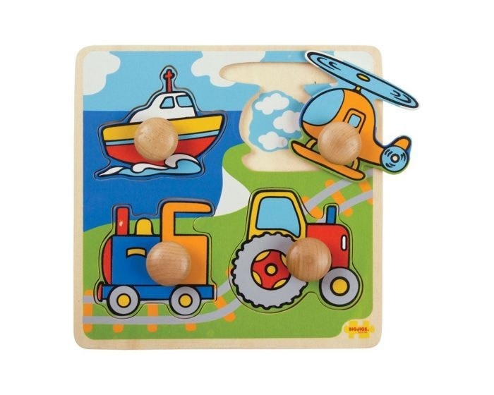 Bigjigs My First Peg Puzzle - Transport