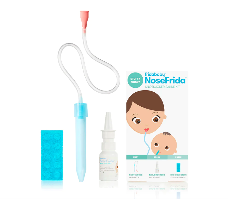 Fridababy NoseFrida Snot Sucker Saline Kit