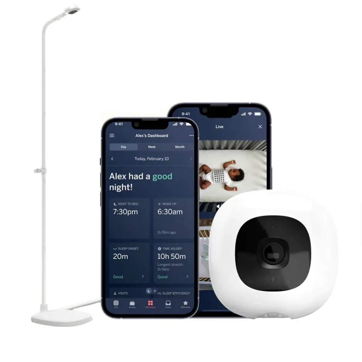 Nanit Pro Smart Baby Monitor + Floor Stand (Gen2)