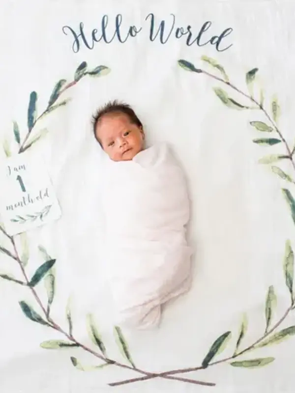 Baby's 1st Year Milestone Blanket