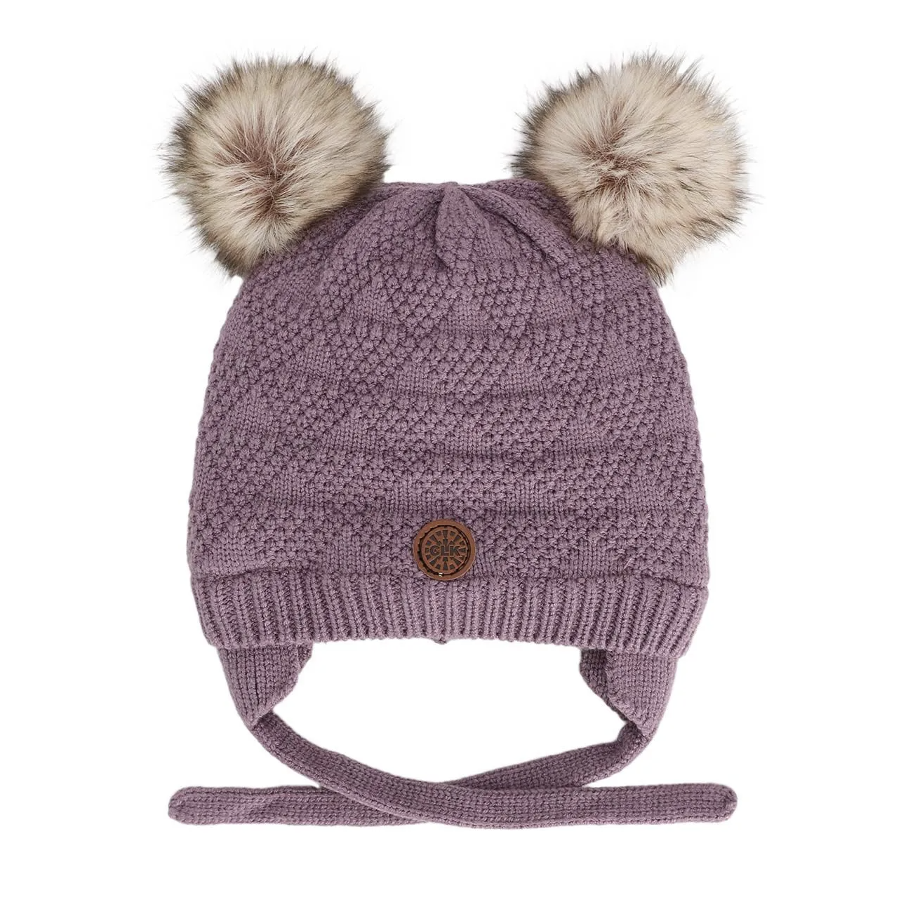Calikids Soft Touch Knit Hat w/ Pom Pom