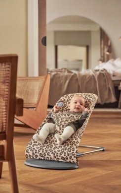 Bliss Bouncer - Beige/Leopard Classic Quilt