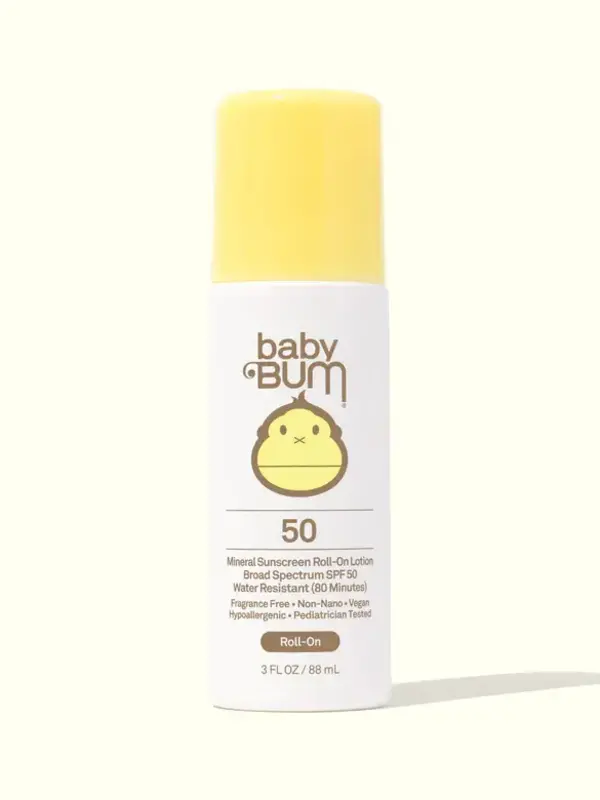Sun Bum Baby Bum SPF 50 Sunscreen Roll-On Lotion