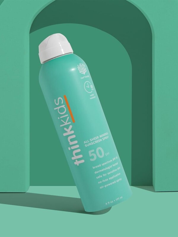 Thinksport Kids Clear Zinc Sunscreen Spray SPF 50+ (6 oz.)