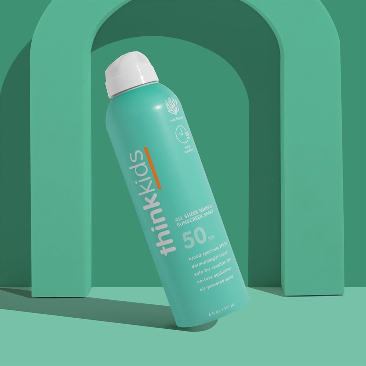 Thinksport Kids Clear Zinc Sunscreen Spray SPF 50+ (6 oz.)