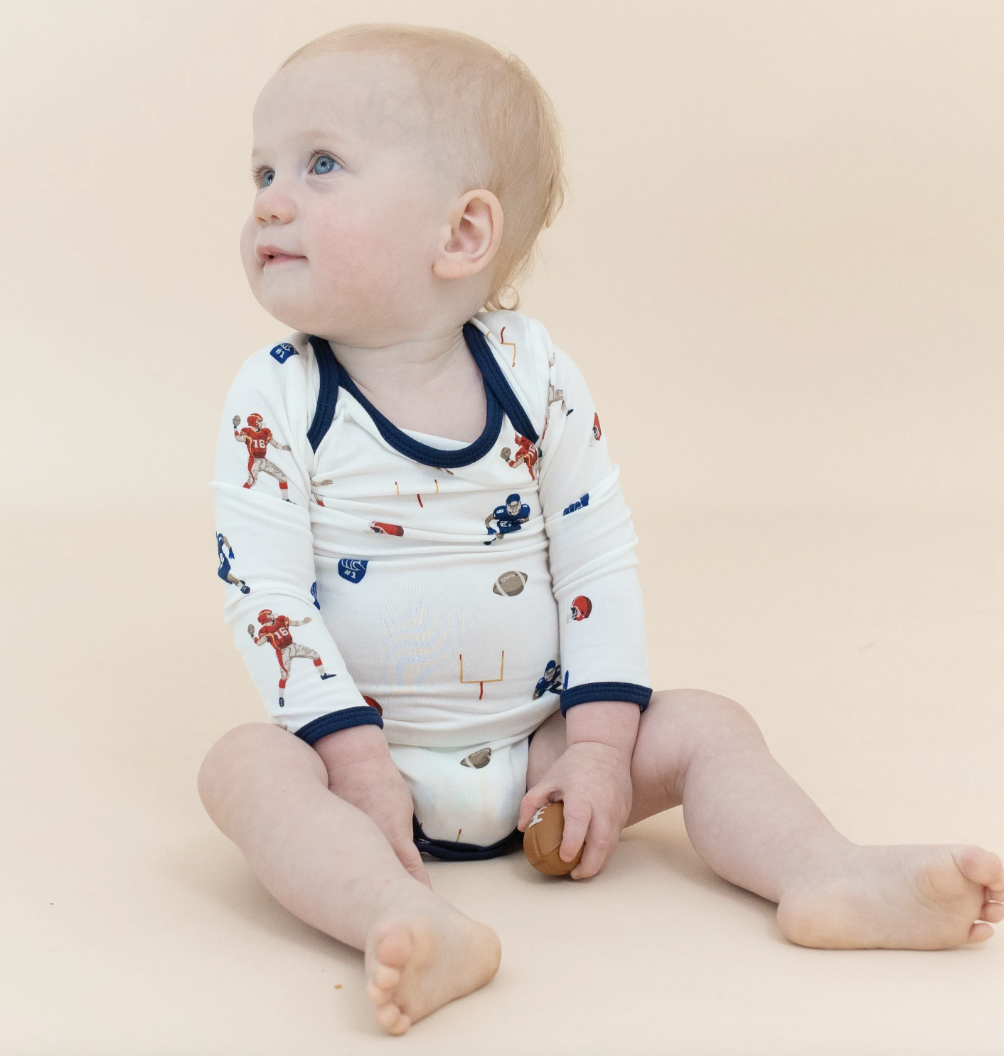 Kyte Long Sleeve Bodysuit - Football