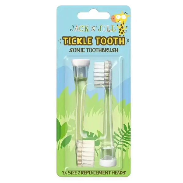 Jack N' Jill Tickle Tooth Replacement Heads 2pk