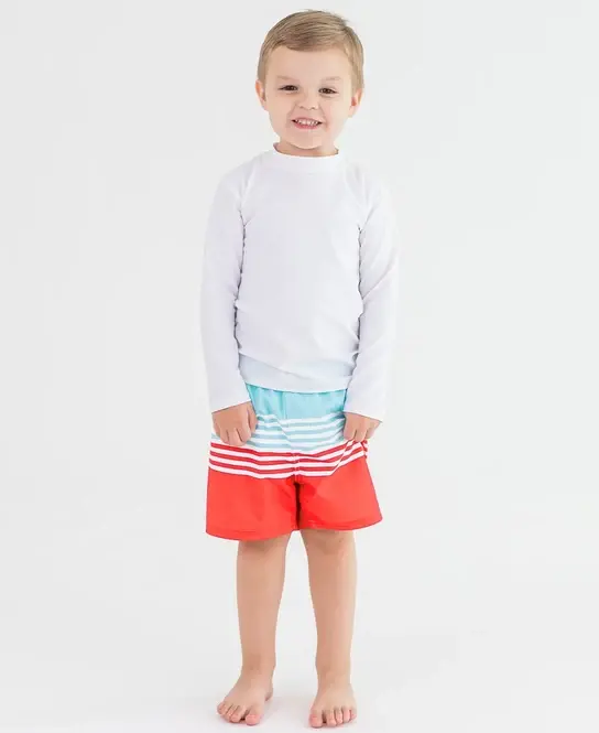 RuggedButts From Sea to Shining Sea Swim Trunks