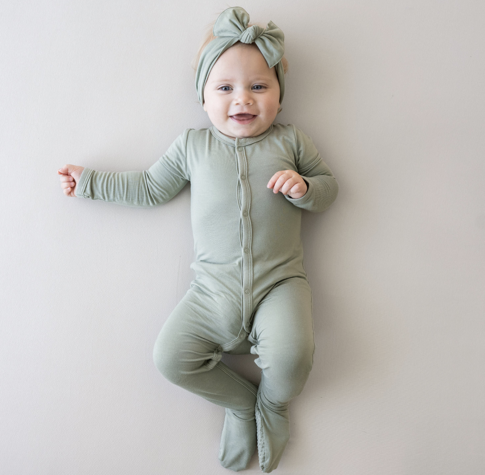 Kyte Snap Footie - Thyme
