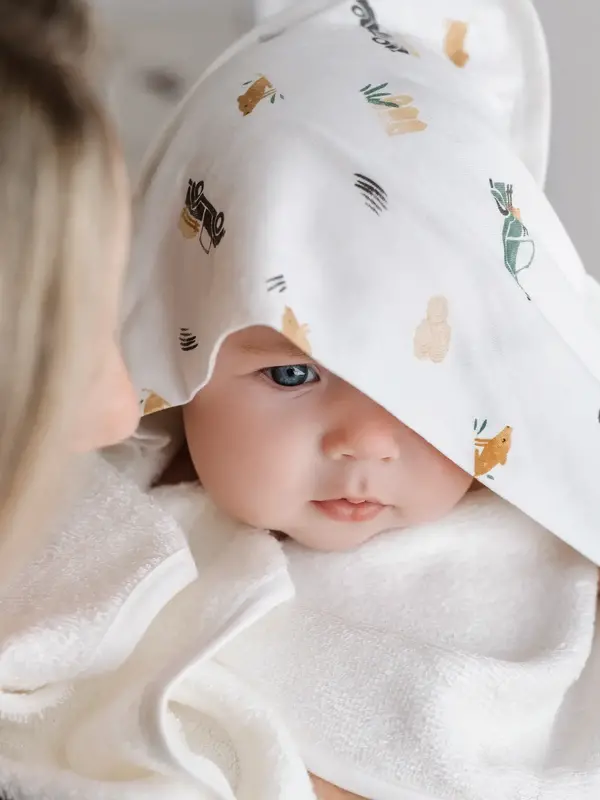 Perlimpinpin Perlimpinpin Bamboo Hooded Towel