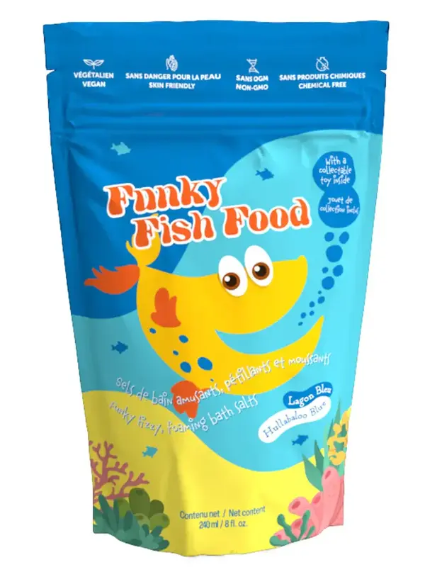 Hullabaloo Blue Funky Fish Food