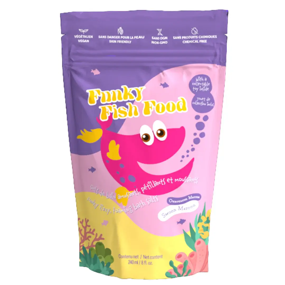 Loot Swoon Maroon Funky Fish Food