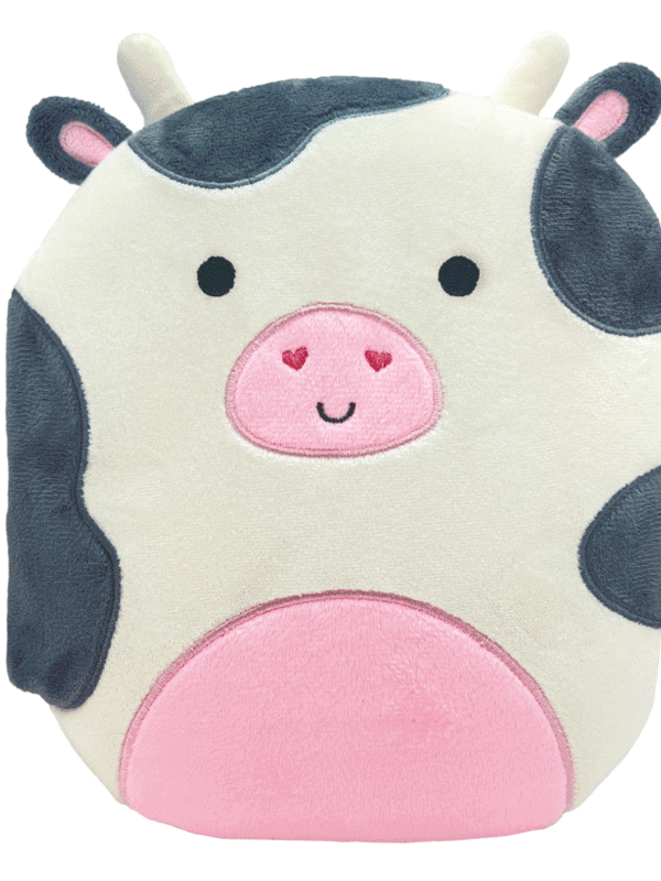 Happy Cow w/ Plush Cover