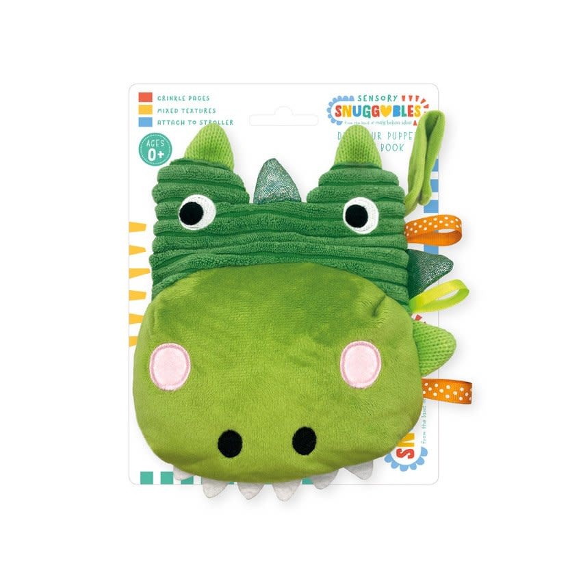Dinosaur Puppet Soft Book Hello Baby
