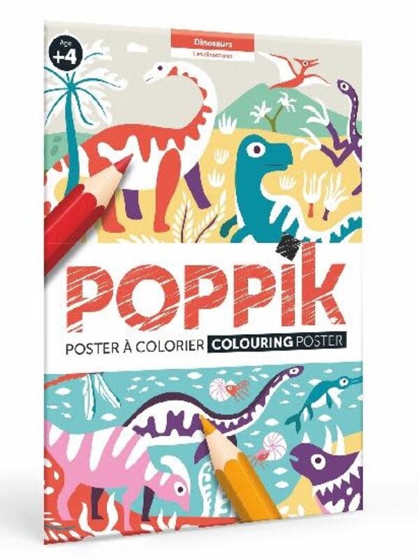 Colouring Poster - Dinosaurs