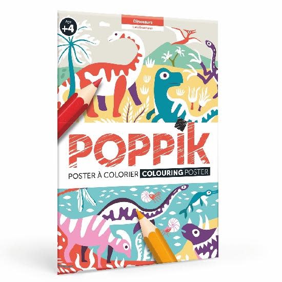 Colouring Poster - Dinosaurs