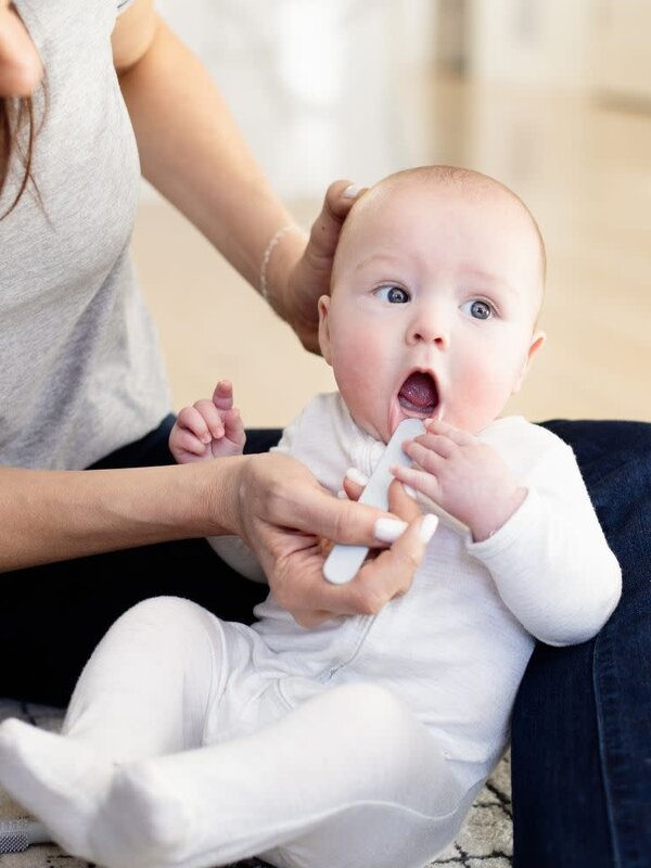 EzPz Baby-Led Toothbrush + Sensory Tongue Depressor