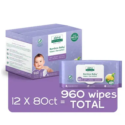 Bamboo Baby Wipes - Mega Pack