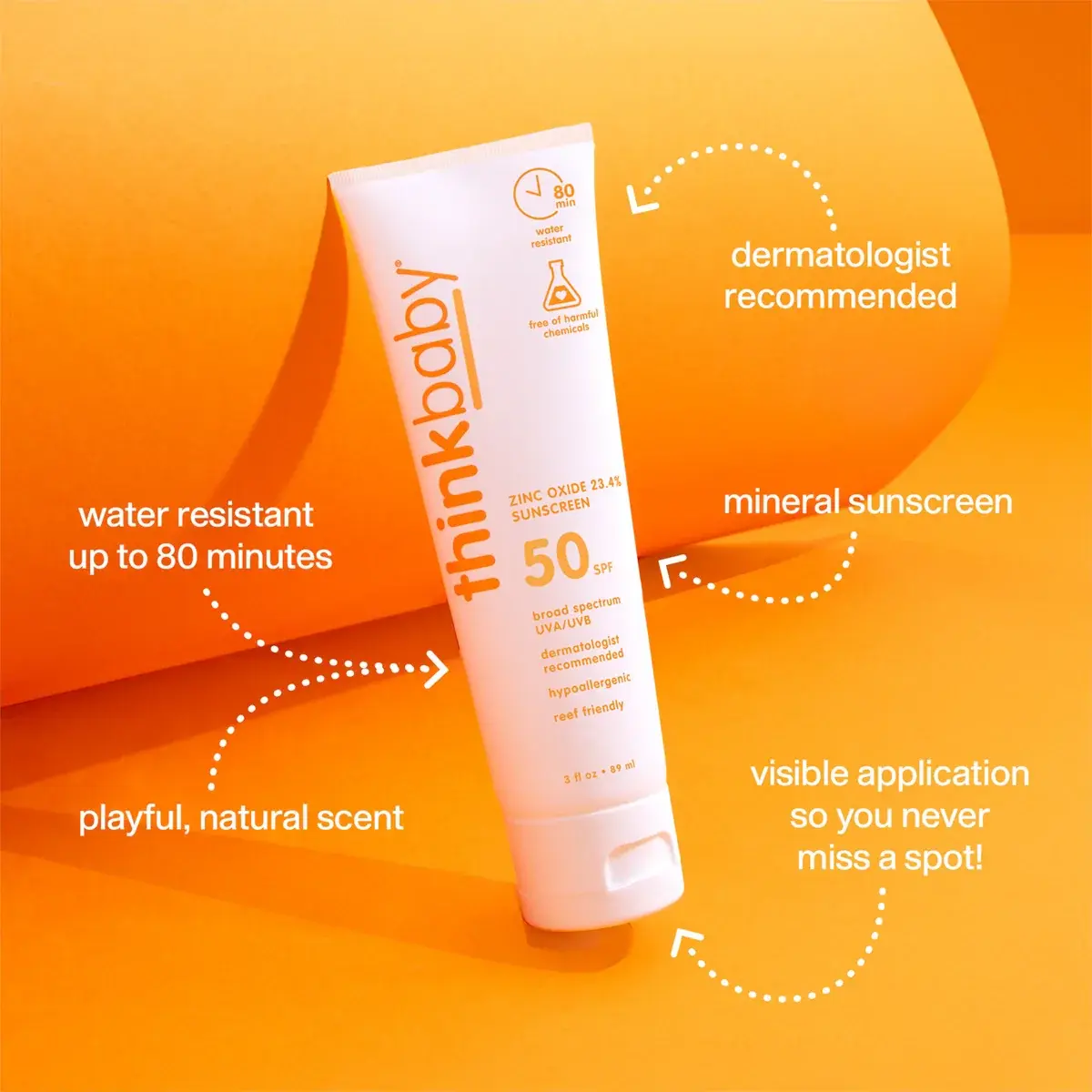 Thinkbaby Sunscreen SPF 50+ (3 oz.)