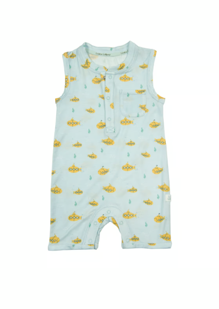 Short Romper - Ocean Explorer