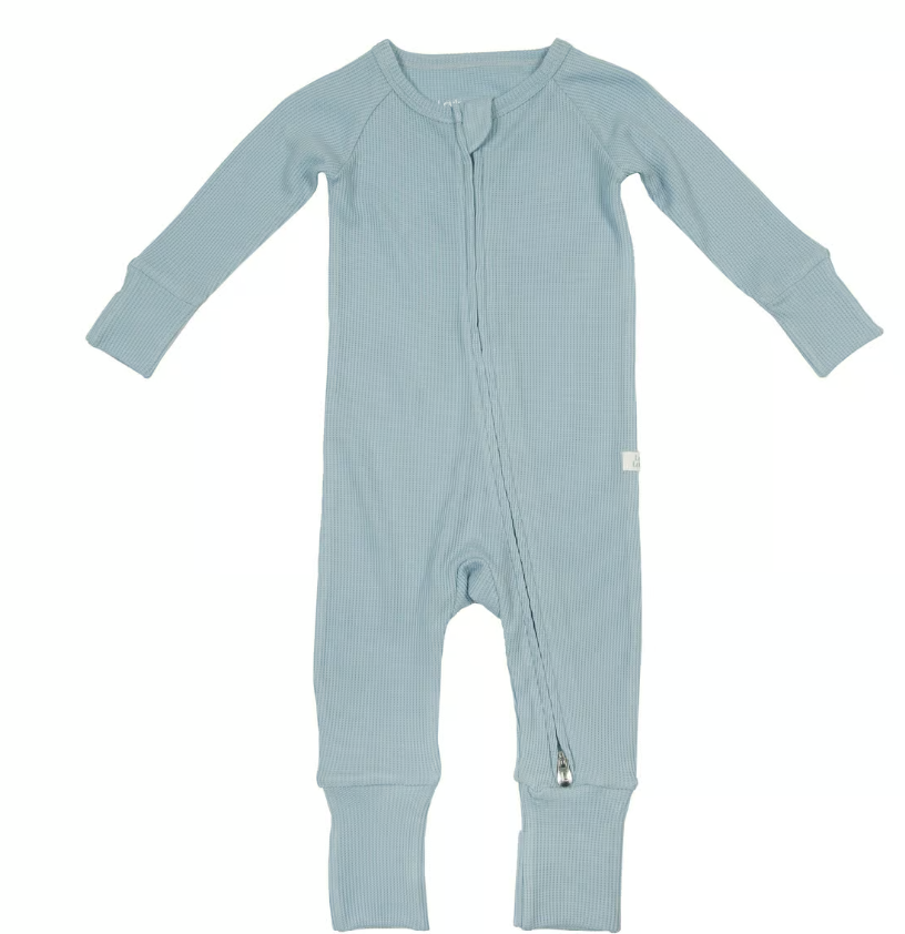Loulou Lollipop Waffle Sleeper - Blue Fog