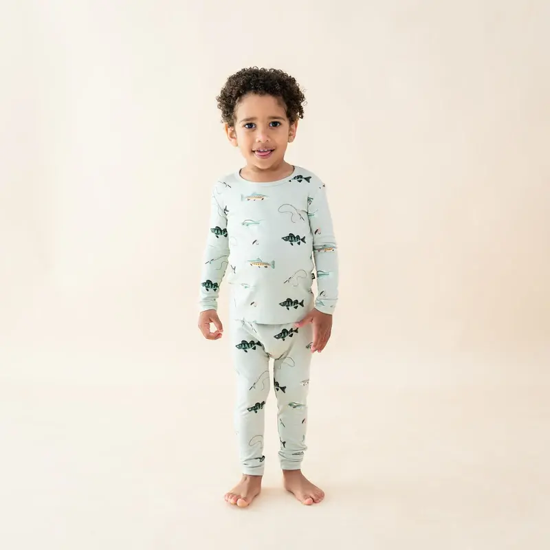 Kyte Long Sleeve Pajama Set - Fishing
